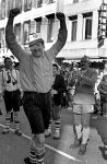Eindhoven, 1986 Carnaval
Wedstrijd tussen de teams van PSV en EVV Eindhoven op het stationskwartier