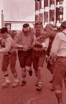 Eindhoven, 1986 Carnaval
Wedstrijd tussen de teams van PSV en EVV Eindhoven op het stationskwartier