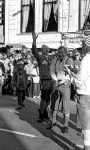 Eindhoven, 1986 Carnaval
Wedstrijd tussen de teams van PSV en EVV Eindhoven op het stationskwartier