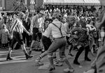 Eindhoven, 1986 Carnaval
Wedstrijd tussen de teams van PSV en EVV Eindhoven op het stationskwartier