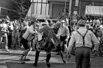Eindhoven, 1986 Carnaval
Wedstrijd tussen de teams van PSV en EVV Eindhoven op het stationskwartier