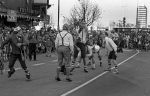 Eindhoven, 1986 Carnaval
Wedstrijd tussen de teams van PSV en EVV Eindhoven op het stationskwartier