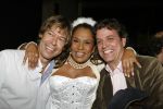 Hilversum 19 januari 2007
Sterrendansen op het ijs van sbs6 in studio 24. Patty Brard met Antoine en sbs direkteur Eric v Stade