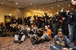 Amsterdam 19 februari 2007
Bram Moszkowicz geeft persconferentie in het Holiday inn waar hij oa vertelt dat hij stopt met de verdediging van Willem Holleeder. pers
Peter Smulders bv