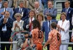 Munchen, 25 Juni 1988 Finale Europees Kampioenschap 1988
Nederland-Rusland met een eindstand van 2-0
Ruud Gullit met Berry v Aerle voor het ontvangst nemen van de beker
EK 1988
