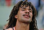 Munchen, 25 Juni 1988 Finale Europees Kampioenschap 1988
Nederland-Rusland met een eindstand van 2-0
Ruud Gullit 
EK 1988