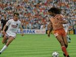 Munchen, 25 Juni 1988 Finale Europees Kampioenschap 1988
Nederland-Rusland met een eindstand van 2-0
Ruud Gullit 
EK 1988