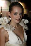Amsterdam 23 januari 2007
Opening Fashion week in de westergas fabriek.Sanne Nijhof met Rodrigo Otazu