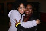 Hilversum 3 februari 2007
Opnames X factor in studio 22. 
Sharon met moeder