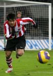 Eindhoven, 24 Februari 2007 Kompetitiewedstrijd PSV-FC Groningen, eindstand 1-0 Seizoen 2006/2007
De nieuweling bij PSV uit China, Sun Xiang