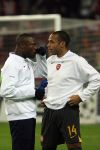 Eindhoven, 20 Februari 2007 Champions Leaguewedstrijd
PSV-FC Arsenal 1e ronde Eindstand 1-0 Seizoen 2006/2007
Thierry Henry in gesprek met William Gallas