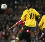 Eindhoven, 20 Februari 2007 Champions Leaguewedstrijd
PSV-FC Arsenal 1e ronde Eindstand 1-0 Seizoen 2006/2007
William Gallas