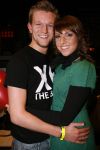 Hilversum 3 februari 2007
Opnames X factor in studio 22. 
X6 zangeres Danielle met man