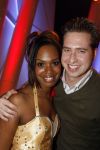 Hilversum 19 januari 2007
Sterrendansen op het ijs van sbs6 in studio 24. Yasmine Sendar met man