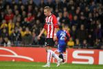 Eindhoven, 25 Februari 2010
1/8 Finale Uefa Europa League PSV-HSV, eindstand 3-2
PSV uitgeschakeld op basis van uit gescoorde doelpunten
Balazs Dzsudzsak krijgt in een halve minuut 2x geel, dus rood
Foto Junior Smulders