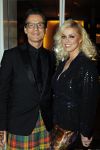 Amsterdam 15 januari 2010
Uitreiking Elle stijl award in de Hermitage. Bridget Maasland met stylist
Peter Smulders bv