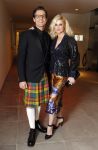 Amsterdam 15 januari 2010
Uitreiking Elle stijl award in de Hermitage. Bridget Maasland met stylist
Peter Smulders bv