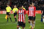 Eindhoven, 25 Februari 2010
1/8 Finale Uefa Europa League PSV-HSV, eindstand 3-2
PSV uitgeschakeld op basis van uit gescoorde doelpunten
Teleurstelling bij Carlos Salcido
Foto Junior Smulders