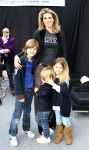 Amsterdam, 31 Januari 2010
Amsterdam International Fashion Week 
Danielle Oerlemans met man Reinout Oerlemans en kinderen