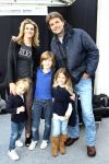 Amsterdam, 31 Januari 2010
Amsterdam International Fashion Week 
Danielle Oerlemans met man Reinout Oerlemans en kinderen