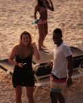 Curacao 9 januari 2010
Doutzen Kroes met haar nieuwe vriend dj Sunnery james op het mooiste strandje van Curacao genaamd Port Marie.
Peter Smulders bv
