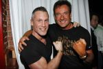 Uitgeest 17 januari 2011
Nieuwjaarsreceptie Henk Geels in Bobs saloon. Gerard Joling met personal trainer
Peter Smulders bv