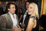 Uitgeest 17 januari 2011
Nieuwjaarsreceptie Henk Geels in Bobs saloon. Marco en Leontien Borsato met Denise Boekhof en haar vriend
Peter Smulders bv