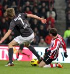 Eindhoven, 20 Maqrt 2011
kompetitiewedstrijd PSV-NAC, eindstand 4-1
Seizoen 2010/2011
Marcus Berg in duel met Kees Luijckx
Foto Junior Smulders