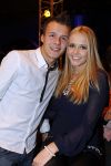 Hilversum 30 januari 2011
Nationale songfestival met de 3J's in studio 21. Monique Smit met vriend
Peter Smulders bv