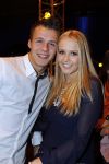 Hilversum 30 januari 2011
Nationale songfestival met de 3J's in studio 21. Monique Smit met vriend
Peter Smulders bv