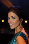 Hilversum 30 januari 2011
Yolanthe Sneijder Cabau presenteert het nationale songfestival en Wesley en Jessey Sneijder kijken trots toe.
Peter Smulders bv