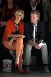 Amsterdam 28  januari 2012
Modeshow Tony Cohen tijdens de IAFW. Anouk Smulders met Erik v Mispelaar
Peter Smulders bv