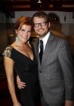 Amsterdam 16 januari 2011
Premiere next to normal in het nieuwe de la mar theater. Anouk v Nes met man
Peter Smulders bv