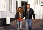 Naarden 14 januari 2012
Fajah Lourens voor het eerst gefotografeerd met haar nieuwe vriend Eelko v Kooten bij het arsenaal.
Peter Smulders bv