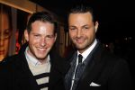 Amsterdam 28 januari 2012
AIFW fashion week met div bn ers bij div shows. Fred v Leer met Morris
Peter Smulders bv