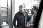 Amsterdam 14 january 2012
George Michael and his boyfriend Fadi Fawaz on vacation in Amsterdam.
They stay in a small hotel called The Canal Hotel. EXCLUSIVE PICS
Peter Smulders bv