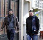 Amsterdam 14 january 2012
George Michael and his boyfriend Fadi Fawaz on vacation in Amsterdam.
They stay in a small hotel called The Canal Hotel. EXCLUSIVE PICS
Peter Smulders bv