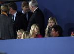 Amsterdam 21 januari 2012
Prinses Maxima prins Willem Alexander en Amalia Alexia en Ariane op bezoek bij jumping Amsterdam. Gerard Joling met Maxima en de prinsesjes
Peter Smulders bv