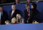 Amsterdam 21 januari 2012
Prinses Maxima prins Willem Alexander en Amalia Alexia en Ariane op bezoek bij jumping Amsterdam. Gerard Joling met Maxima en de prinsesjes
Peter Smulders bv