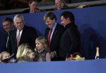 Amsterdam 21 januari 2012
Prinses Maxima prins Willem Alexander en Amalia Alexia en Ariane op bezoek bij jumping Amsterdam. Gerard Joling met Maxima en de prinsesjes
Peter Smulders bv