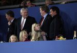 Amsterdam 21 januari 2012
Prinses Maxima prins Willem Alexander en Amalia Alexia en Ariane op bezoek bij jumping Amsterdam. Gerard Joling met Maxima en de prinsesjes
Peter Smulders bv