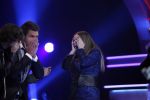 Hilversum 20 januari 2012
Iris Kroes wint de finale van the voice of holland in studio 22. Iris en Chris Hordijk met Nick en Simon en Wendy v Dijk en Martijn Krabbe
Peter Smulders bv