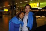 Schiphol 15 januari 2012
Justine Pelmelay en haar vriend komen terug op schiphol na het cruiseboot drama in italie.
Peter Smulders bv