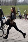 Amsterdam 29 januari 2012
Kim Feenstra rennend op straat.
Peter Smulders bv