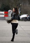 Amsterdam 29 januari 2012
Kim Feenstra rennend op straat.
Peter Smulders bv