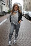 Amsterdam 26 januari 2012
Patty Brard Anouk Smulders en Sjimmy Bruijninckx op straat.
Peter Smulders bv