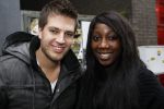 Amsterdam 21 januari 2012
Premiere de muppets in Tuschinski. Pearl Jozefzoon met vriend
Peter Smulders bv