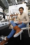 Amsterdam 23 januari 2012
Pierre v Hooijdonk en Parry Patel met hun Metro Sneakers op de modefabriek
Peter Smulders bv