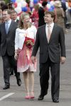 Scheveningen 30 april 2005
Koningin Beatrix in Scheveningen met familie.
Mabel Wisse Smit en Prins Friso
Peter Smulders bv