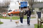 Vinkeveen 25 januari 2012
Roxeanne Hazes en haar vriend Nick laten samen hun hond uit.
Peter Smulders bv